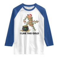 Marcus The Worm St Patricks Day Raglan Shirt I Like This Gold