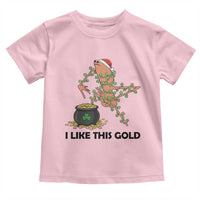 Marcus The Worm St Patricks Day Toddler T Shirt I Like This Gold