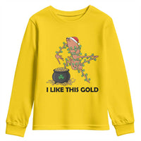 Marcus The Worm St Patricks Day Youth Sweatshirt I Like This Gold