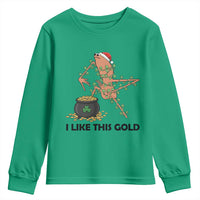 Marcus The Worm St Patricks Day Youth Sweatshirt I Like This Gold