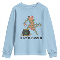 Marcus The Worm St Patricks Day Youth Sweatshirt I Like This Gold