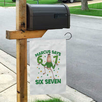 Marcus The Worm St Patricks Day Garden Flag Funny 67 Six Seven Hands Meme