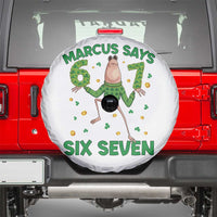 Marcus The Worm St Patricks Day Spare Tire Cover Funny 67 Six Seven Hands Meme