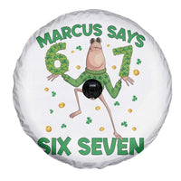 Marcus The Worm St Patricks Day Spare Tire Cover Funny 67 Six Seven Hands Meme