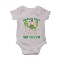 Marcus The Worm St Patricks Day Baby Onesie Funny 67 Six Seven Hands Meme