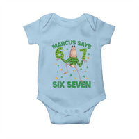 Marcus The Worm St Patricks Day Baby Onesie Funny 67 Six Seven Hands Meme