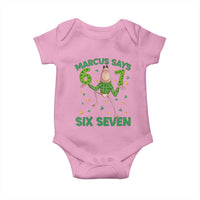 Marcus The Worm St Patricks Day Baby Onesie Funny 67 Six Seven Hands Meme
