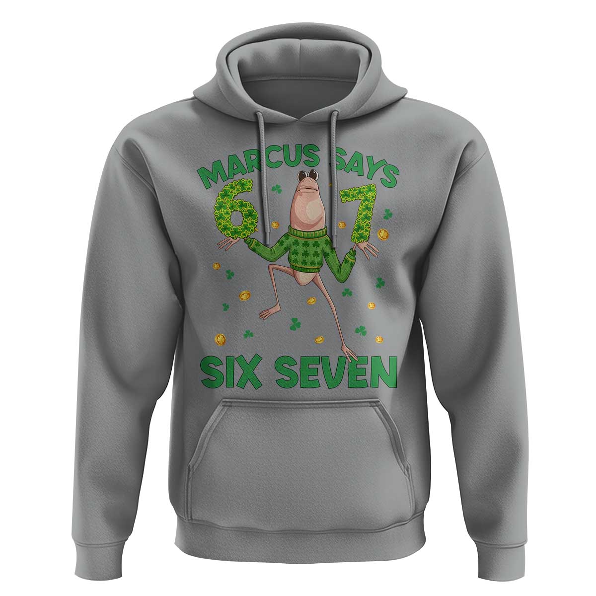 Marcus The Worm St Patricks Day Hoodie Funny 67 Six Seven Hands Meme