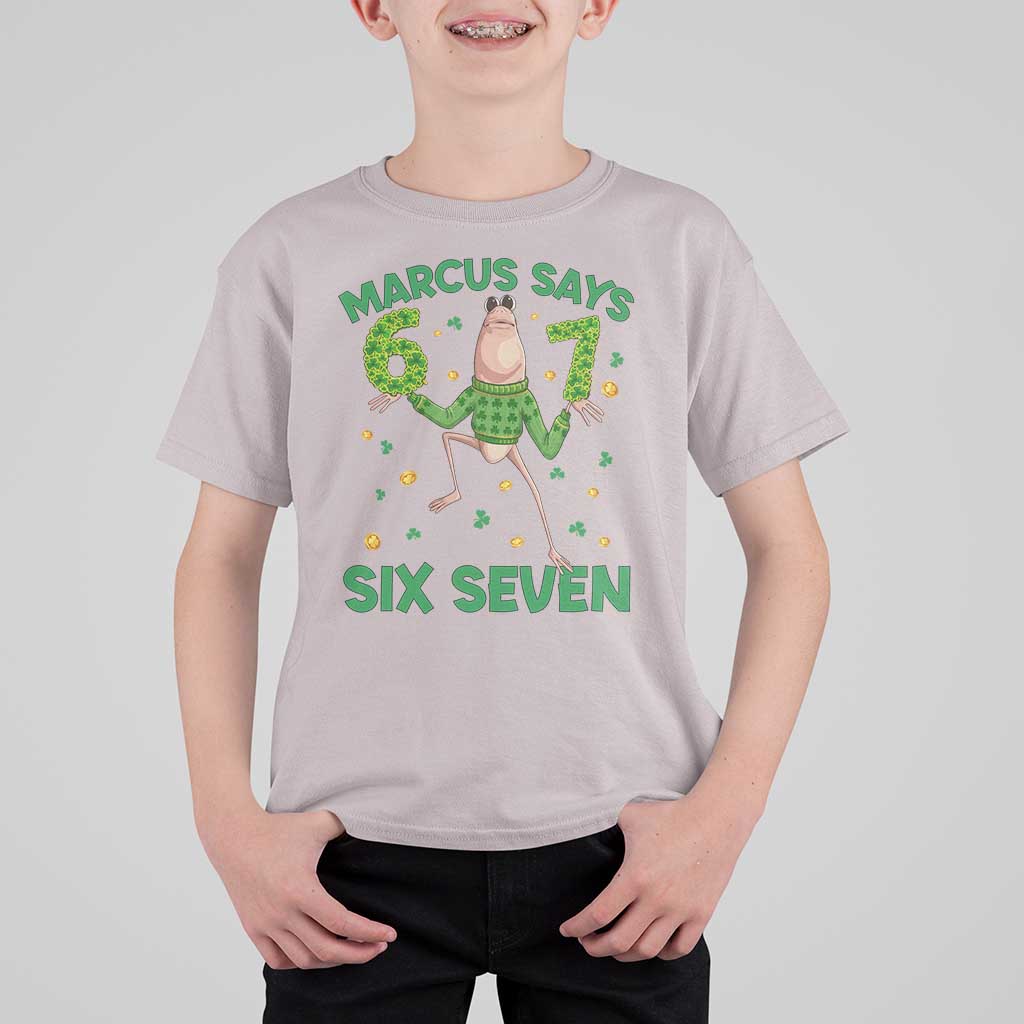 Marcus The Worm St Patricks Day T Shirt For Kid Funny 67 Six Seven Hands Meme