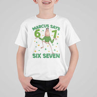 Marcus The Worm St Patricks Day T Shirt For Kid Funny 67 Six Seven Hands Meme