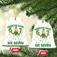 Marcus The Worm St Patricks Day Ceramic Ornament Funny 67 Six Seven Hands Meme