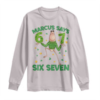Marcus The Worm St Patricks Day Long Sleeve Shirt Funny 67 Six Seven Hands Meme
