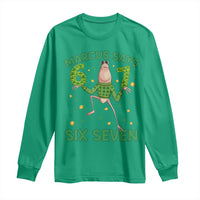 Marcus The Worm St Patricks Day Long Sleeve Shirt Funny 67 Six Seven Hands Meme