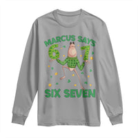 Marcus The Worm St Patricks Day Long Sleeve Shirt Funny 67 Six Seven Hands Meme