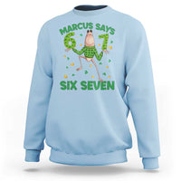 Marcus The Worm St Patricks Day Sweatshirt Funny 67 Six Seven Hands Meme