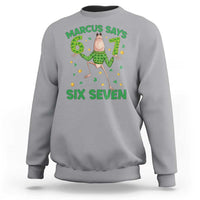 Marcus The Worm St Patricks Day Sweatshirt Funny 67 Six Seven Hands Meme