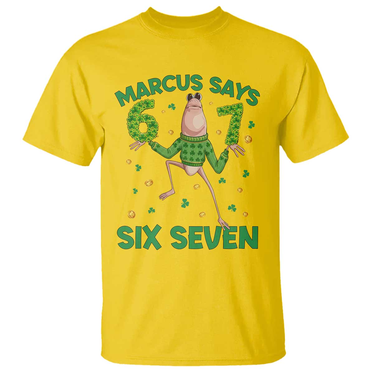 Marcus The Worm St Patricks Day T Shirt Funny 67 Six Seven Hands Meme