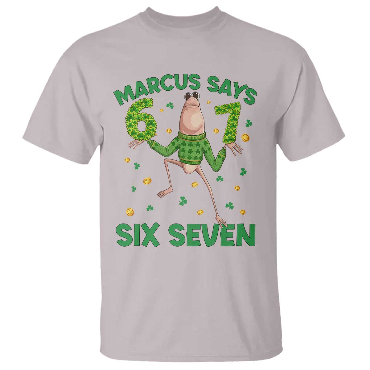 Marcus The Worm St Patricks Day T Shirt Funny 67 Six Seven Hands Meme