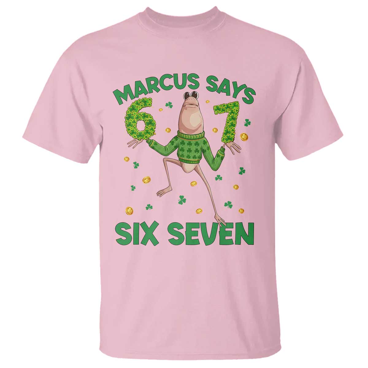 Marcus The Worm St Patricks Day T Shirt Funny 67 Six Seven Hands Meme