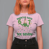 Marcus The Worm St Patricks Day T Shirt For Women Funny 67 Six Seven Hands Meme