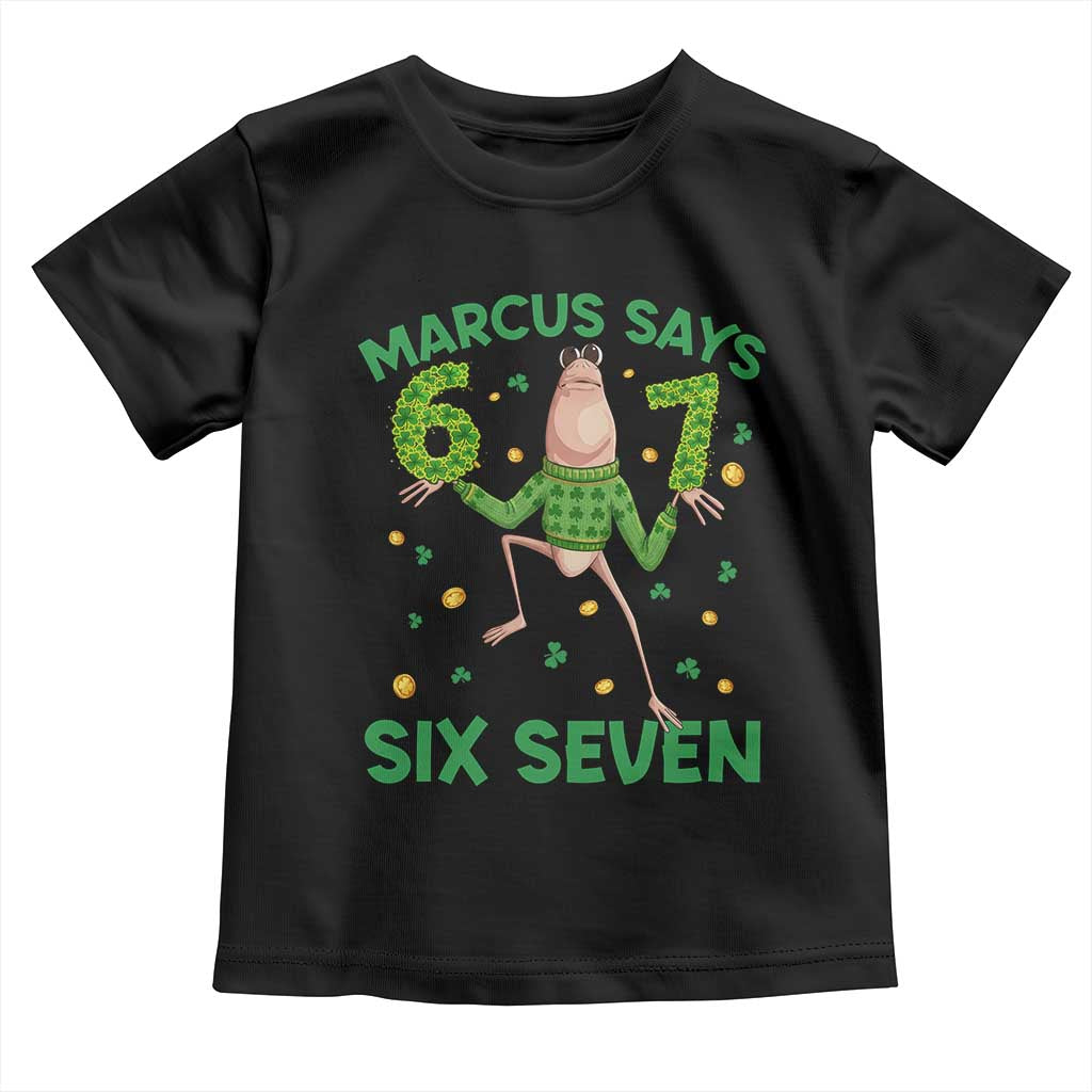 Marcus The Worm St Patricks Day Toddler T Shirt Funny 67 Six Seven Hands Meme