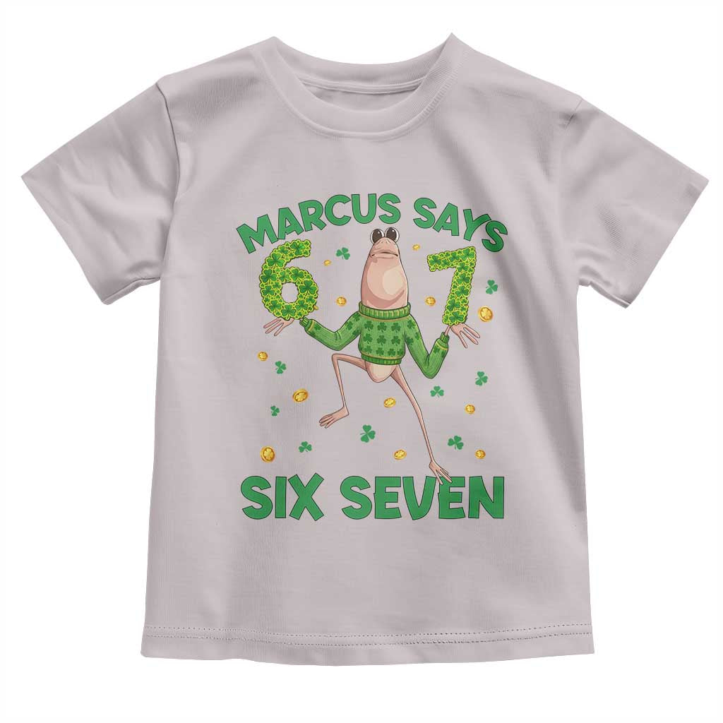 Marcus The Worm St Patricks Day Toddler T Shirt Funny 67 Six Seven Hands Meme