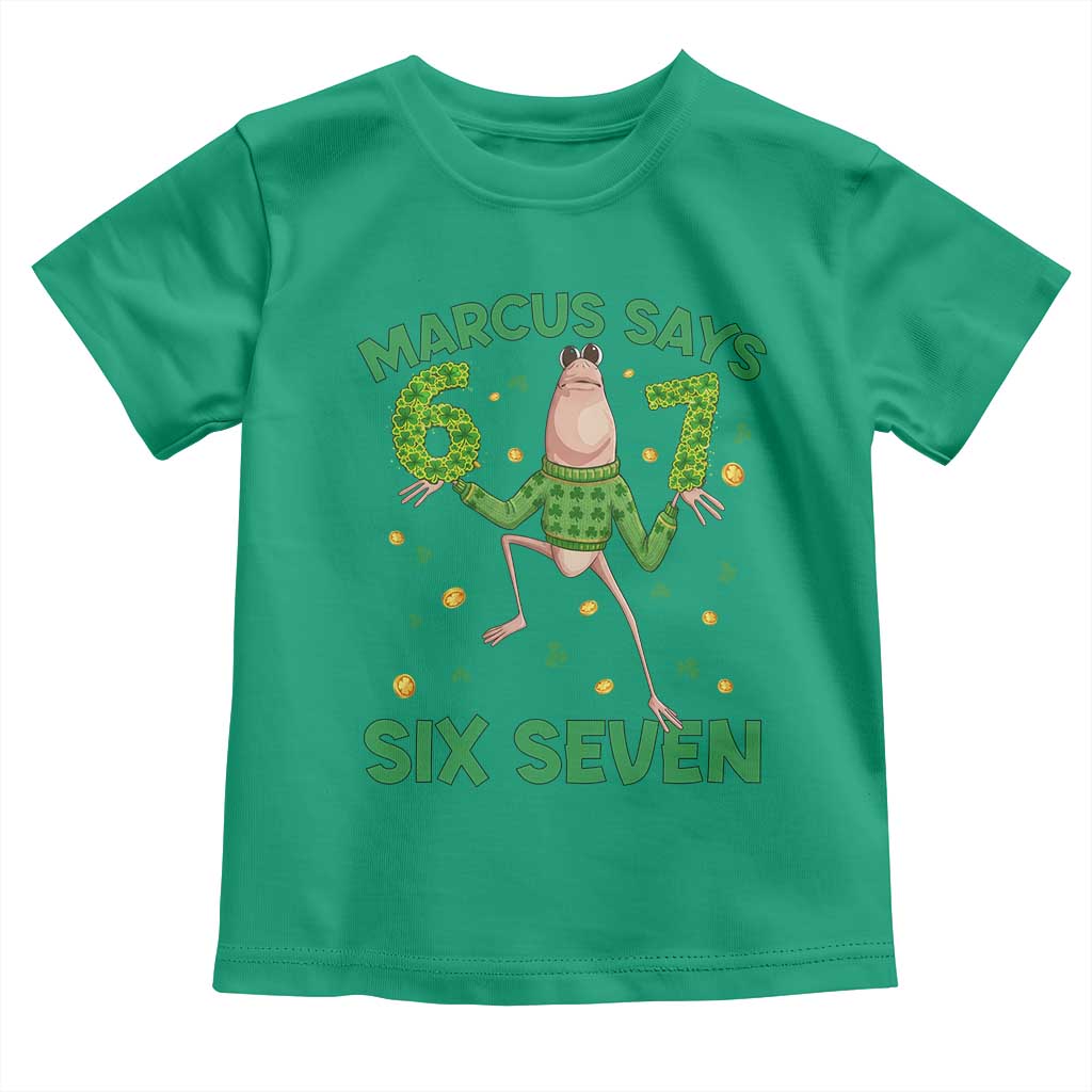 Marcus The Worm St Patricks Day Toddler T Shirt Funny 67 Six Seven Hands Meme