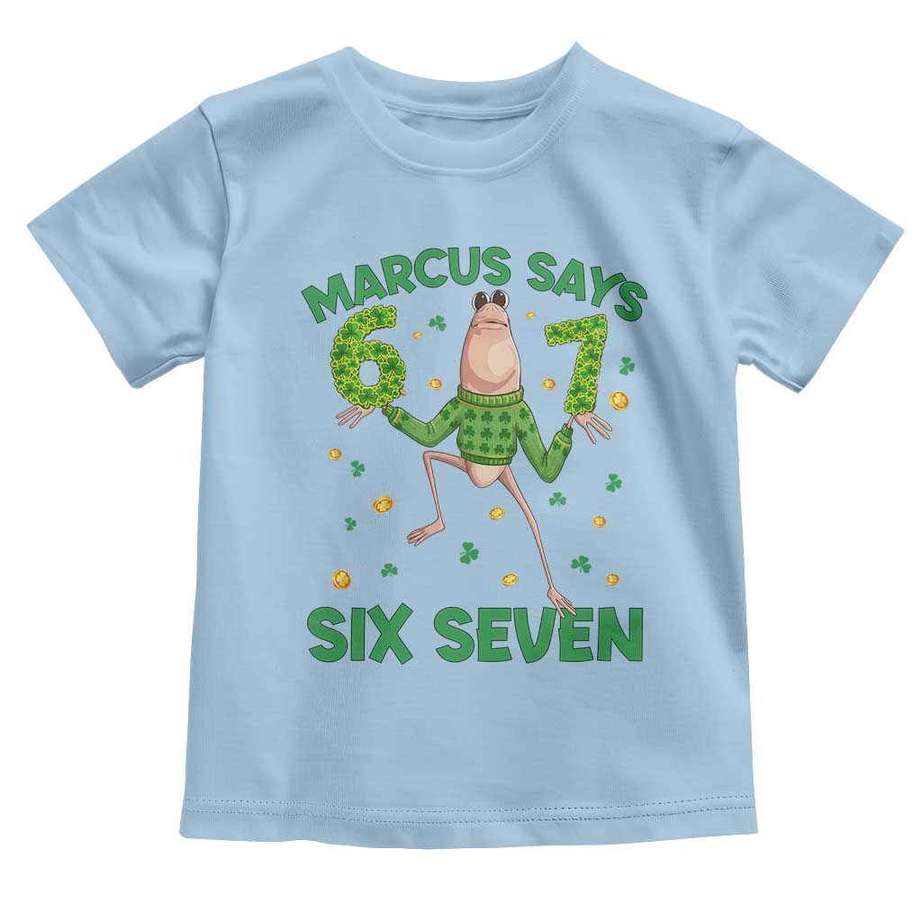 Marcus The Worm St Patricks Day Toddler T Shirt Funny 67 Six Seven Hands Meme