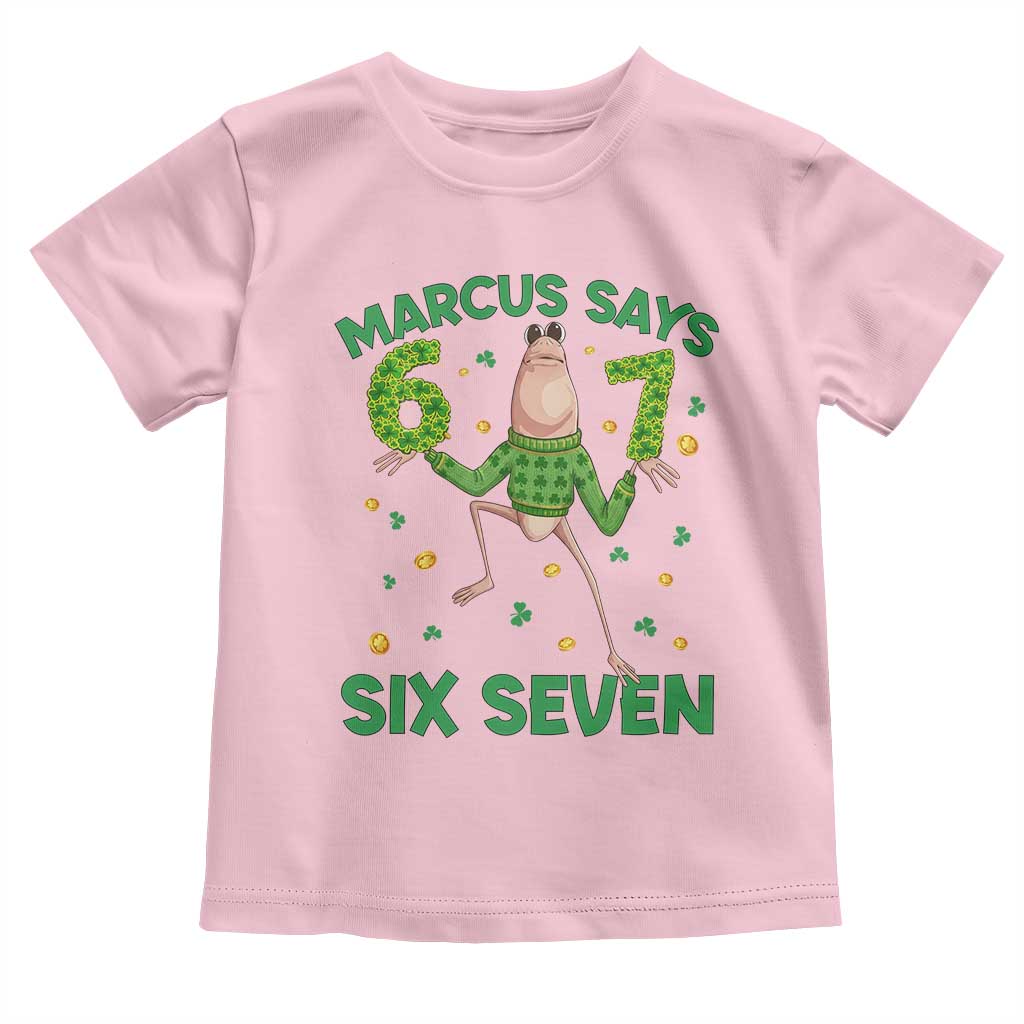 Marcus The Worm St Patricks Day Toddler T Shirt Funny 67 Six Seven Hands Meme