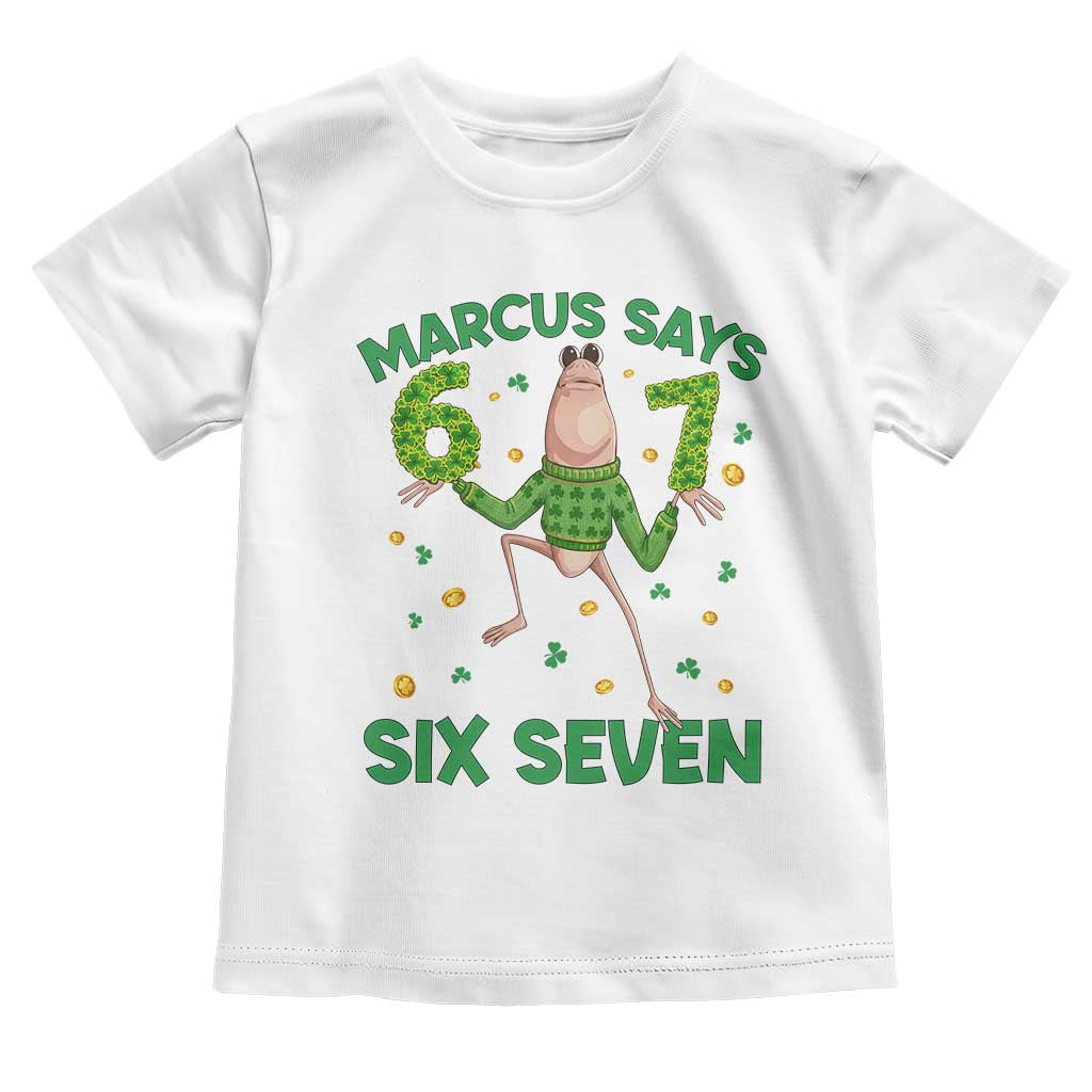 Marcus The Worm St Patricks Day Toddler T Shirt Funny 67 Six Seven Hands Meme