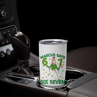 Marcus The Worm St Patricks Day Tumbler Cup Funny 67 Six Seven Hands Meme