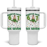 Marcus The Worm St Patricks Day Tumbler With Handle Funny 67 Six Seven Hands Meme