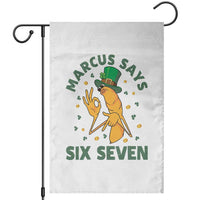 67 St Patricks Day Garden Flag Funny Marcus The Worm Say Six Seven Meme