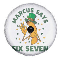 67 St Patricks Day Spare Tire Cover Funny Marcus The Worm Say Six Seven Meme