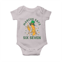 67 St Patricks Day Baby Onesie Funny Marcus The Worm Say Six Seven Meme
