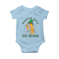 67 St Patricks Day Baby Onesie Funny Marcus The Worm Say Six Seven Meme