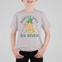 67 St Patricks Day T Shirt For Kid Funny Marcus The Worm Say Six Seven Meme