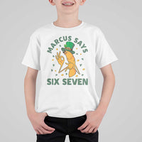 67 St Patricks Day T Shirt For Kid Funny Marcus The Worm Say Six Seven Meme
