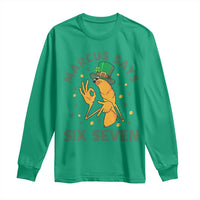67 St Patricks Day Long Sleeve Shirt Funny Marcus The Worm Say Six Seven Meme