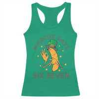 67 St Patricks Day Racerback Tank Top Funny Marcus The Worm Say Six Seven Meme