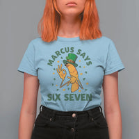 67 St Patricks Day T Shirt For Women Funny Marcus The Worm Say Six Seven Meme