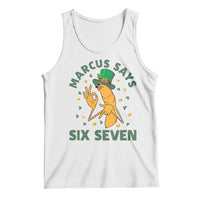 67 St Patricks Day Tank Top Funny Marcus The Worm Say Six Seven Meme