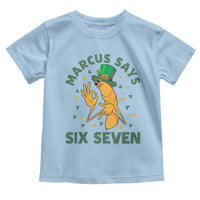 67 St Patricks Day Toddler T Shirt Funny Marcus The Worm Say Six Seven Meme