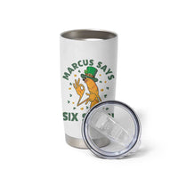 67 St Patricks Day Tumbler Cup Funny Marcus The Worm Say Six Seven Meme