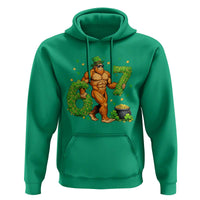 67 St Patricks Day Hoodie Funny Bigfoot Six Seven Shamrock Party Meme