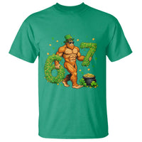 67 St Patricks Day T Shirt Funny Bigfoot Six Seven Shamrock Party Meme