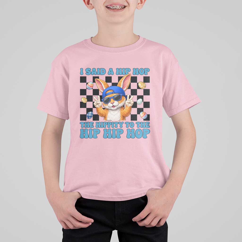 Funny Easter Bunny T Shirt For Kid I Said A Hip Hop The Hippity To The Hip Hip Hop