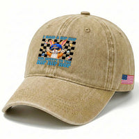 Funny Easter Bunny Washed Cotton Baseball Cap I Said A Hip Hop The Hippity To The Hip Hip Hop