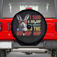 I Said A Hip Hop The Hippity To The Hip Hip Hop Spare Tire Cover Funny Easter Bunny Rapper Sunglasses