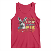 I Said A Hip Hop The Hippity To The Hip Hip Hop Tank Top Funny Easter Bunny Rapper Sunglasses